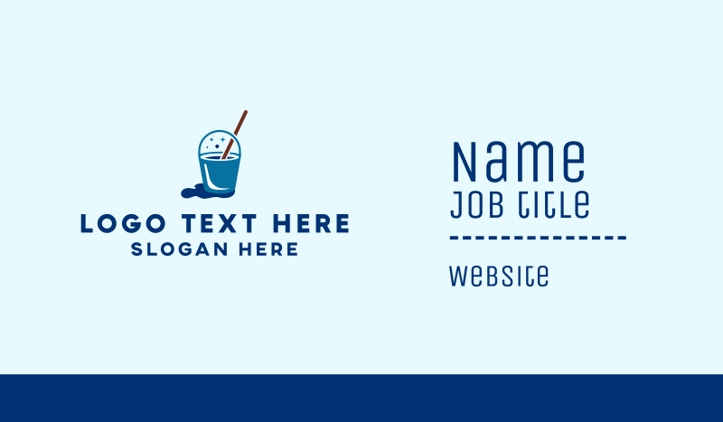Cleaning Mop Bucket Business Card